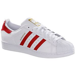 adidas superstar damen weiß rot|Adidas superstars weiß.